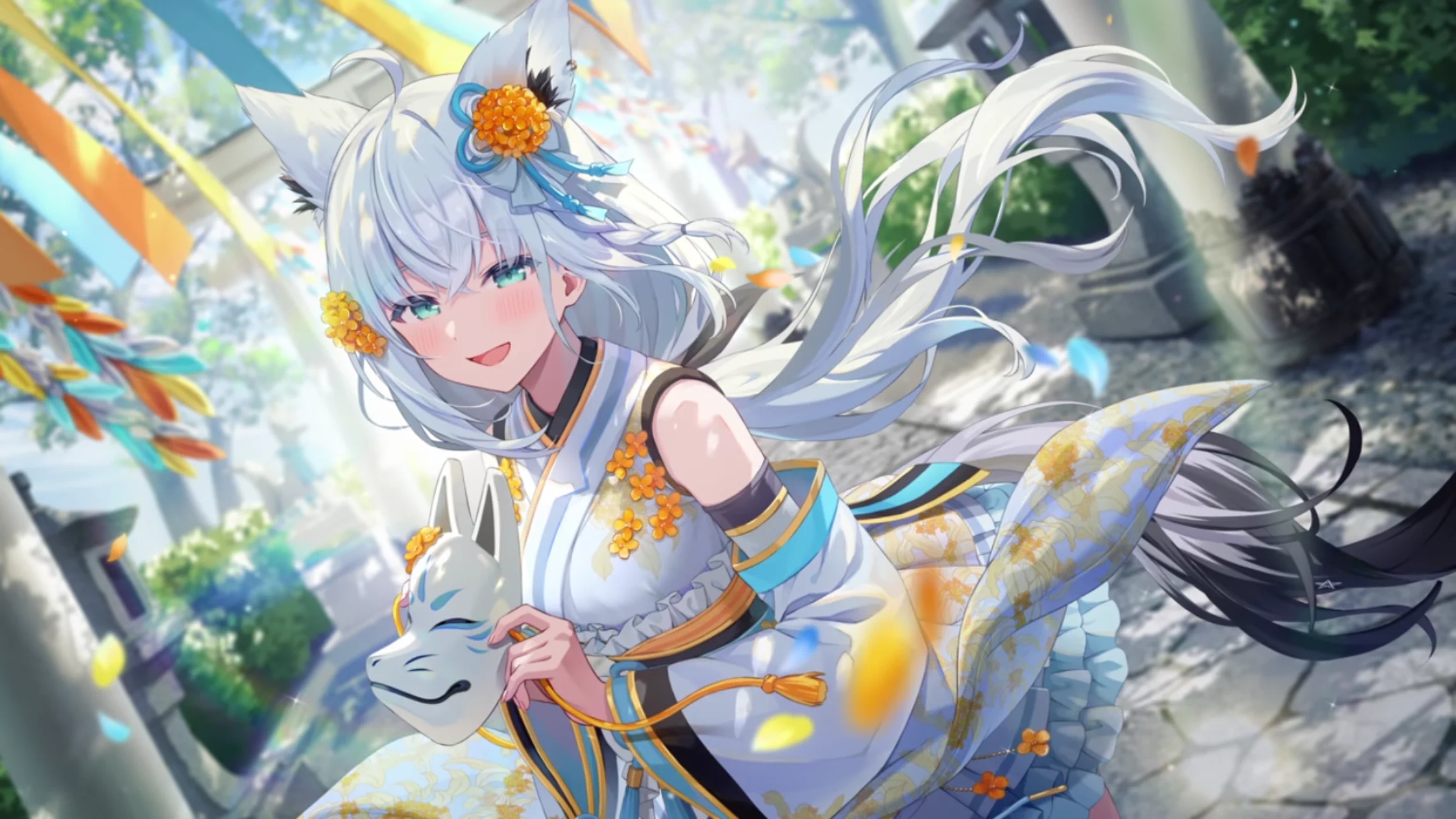 Shirakami Fubuki card illustration