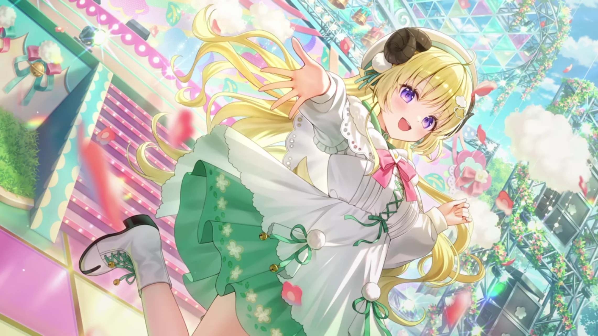 Tsunomaki Watame card illustration